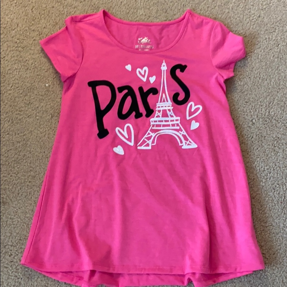 Pink Paris Justice Tee